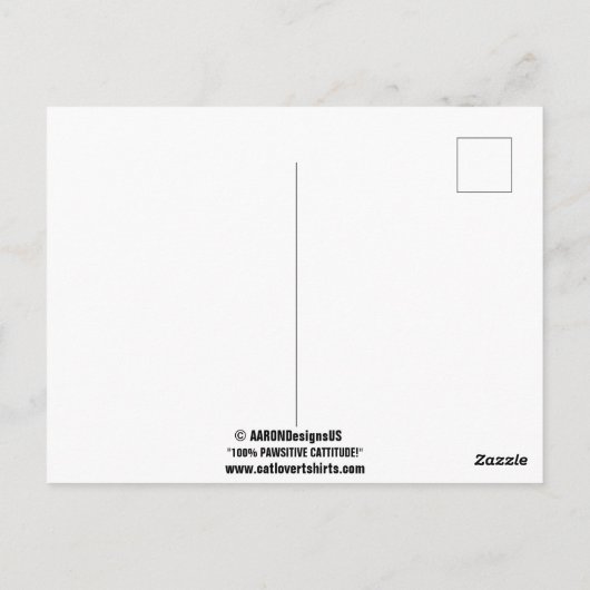 Nur Wunder Inspiration Ragdoll Cat Postkarte (Rückseite)