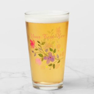 Nur wunderschöne Blume Glas
