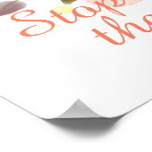 Nur wunderschöne Blume Poster (Ecke)