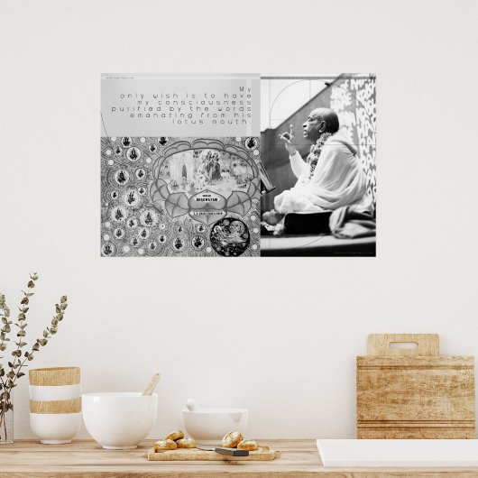 Nur wünschen poster (Küche)