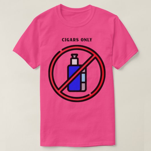 Nur Zigarren T-Shirt (Design vorne)