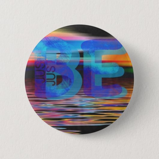 NUR Zitat Mindfulness Geschenke für Frauen und Män Button (Vorderseite)