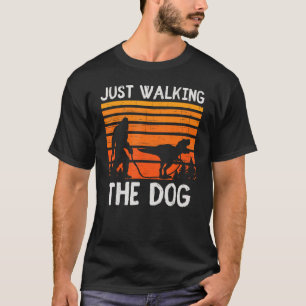 Nur zu Fuß den Hund - T Rex Dinosaur Bigfoot Vint T-Shirt