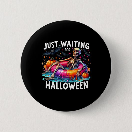 Nur zu Halloween 1 Gewartet Button (Vorderseite)