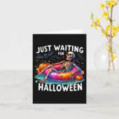 Nur zu Halloween 1 Gewartet Karte (Gelbe Blume)