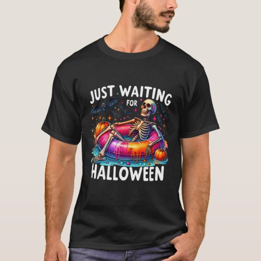 Nur zu Halloween 1 Gewartet T-Shirt (Vorderseite)