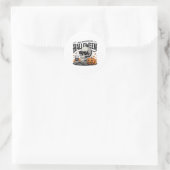 Nur zu Halloween Skelettkaffee Jack Gewartet oder Runder Aufkleber (Tasche)