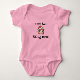 Nur zu Niedlich Elfing! Baby Girl One-Piece Bodysu Baby Strampler