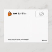 Nur zu Niedlicher Bulldog Welpe pinkelt aus dem Kü Postkarte (Rückseite)