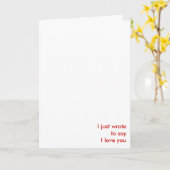 nur zu sagen, ich Liebe Sie Karte (Gelbe Blume)