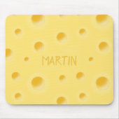 Nur zu zaghaft! Personalisierter Name des Schweize Mousepad (Vorne)