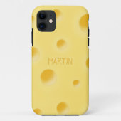 Nur zu zaghaft! Schweizer Käse Personalisiert Nied Case-Mate iPhone Hülle (Rückseite)