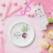 Nur Zuckerrübe | Veggie Watercolor Pappteller (Party)