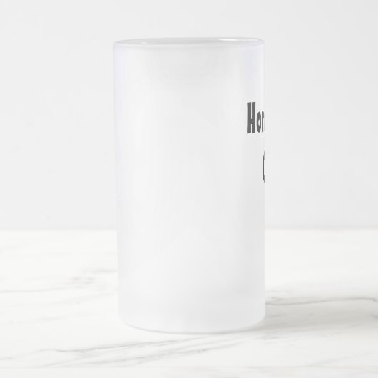 Nur Zuhause Brew Mattglas Bierglas (Mittel)