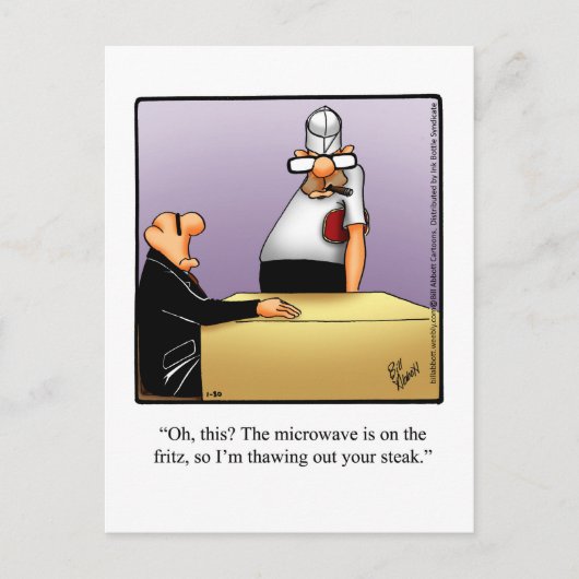 Nur zum Lachen Humorale Postkarte (Vorderseite)