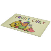 Nur zum Schneiden bestimmte Früchte Schneidebrett (Ecke)