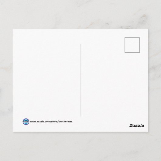 Nur zum Spaß: Ich habe bei meiner Beerdigung eine Postkarte (Rückseite)