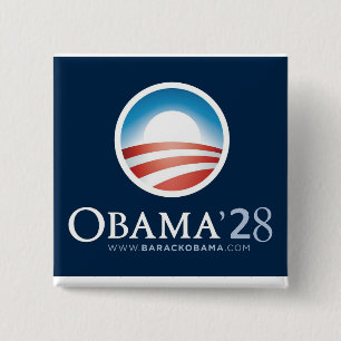 Nur zum Spaß Obama 2028 Button! Button
