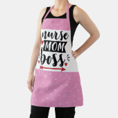 Nurama Mama Chef Typografie rosa Blumenmuster Schürze (InSitu)