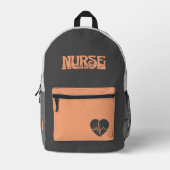 Nuratal NICU Custom Monogram Bedruckter Rucksack (Vorderseite)