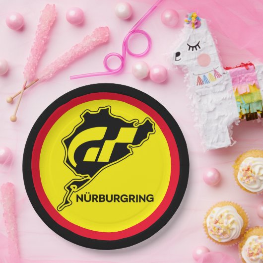 Nurburgring Deutschland Gran Turismo GT Pappteller (Party)