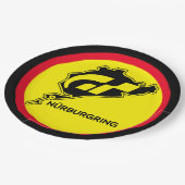 Nurburgring Deutschland Gran Turismo GT Pappteller (Schrägansicht)