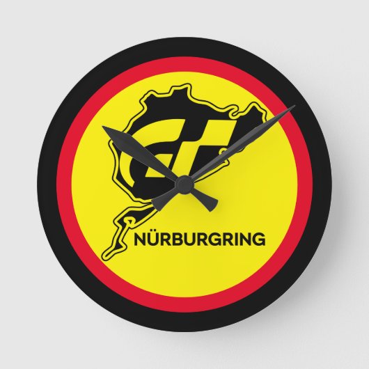 Nurburgring Deutschland Gran Turismo GT Runde Wanduhr (Vorderseite)
