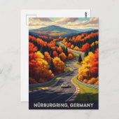 Nürburgring Deutschland Travel Postkarte (Vorne/Hinten)
