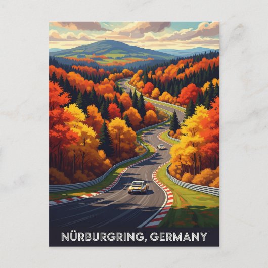 Nürburgring Deutschland Travel Postkarte (Vorderseite)
