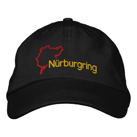 Nürburgring Hat Bestickte Kappe (Vorderseite)
