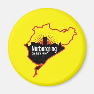 Nurburgring Nordschleife Rennstrecke, Deutschland Magnet