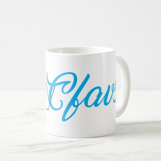 NurCFAV Kaffeetasse (VorderseiteRechts)