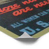 Nurcorps Retro Poster (Ecke)