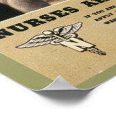 Nurcorps Retro Poster (Ecke)