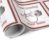 Nurdesign - kundenspezifisches Schleifpapier Geschenkpapier (Rolleneckpunkt)