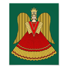 Nuremberg Christmas Angel Fotodruck