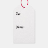 Nuremberg Christmas Angel Geschenkanhänger (Rückseite)