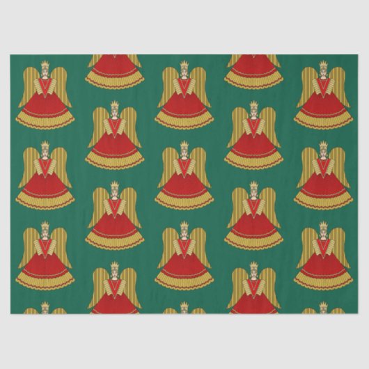 Nuremberg Christmas Angel Seidenpapier (Vorderseite)