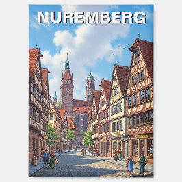 Nuremberg Germany Travel Magnet