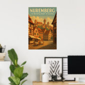 Nuremberg — The Medieval Heart of Bavaria Poster (Heimbüro)
