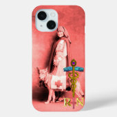 NURG- UND RÜCKWÜRDIGUNGSHUND/Gold Caduceus RN-Embl Case-Mate iPhone Hülle (Rückseite)