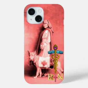 NURG- UND RÜCKWÜRDIGUNGSHUND/Gold Caduceus RN-Embl Case-Mate iPhone Hülle