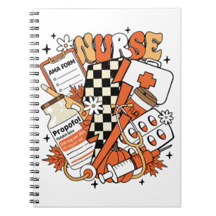 NurHalloween Niedlicher Fall Notizblock