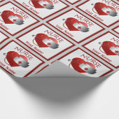 Nurherz-Papier für kundenspezifische Beschichtung Geschenkpapier (Ecke)