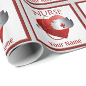 Nurherz-Papier für kundenspezifische Beschichtung Geschenkpapier (Rolleneckpunkt)