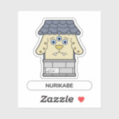 Nurikabe Wall Monster Yokai Aufkleber (Blatt)