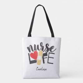 Nurlife Bandage Heart Nursing School Name Tasche