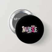 Nurlife Stethoscope Pflege Niedlich Osterhase E Button (Vorne & Hinten)