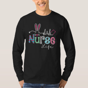 Nurlife Stethoscope Pflege Niedlich Osterhase E T-Shirt