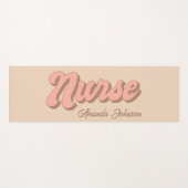 Nurname Fun Retro Custom Yoga Mat Yogamatte (Vorderseite (Horizontal))